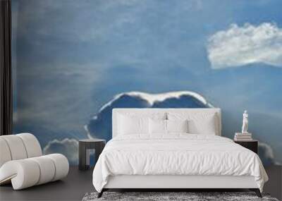 clouds in the sky Wall mural