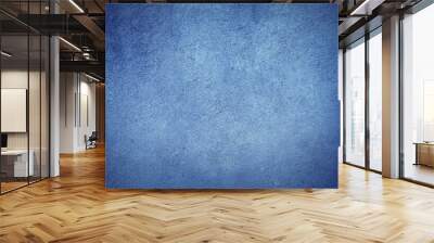 blue abstract background. texture blue copy space. painting blue and light modern. wallpaper vintage color stone art. cement and grunge concrete are rough. art abstract stone on the wall granular sur Wall mural