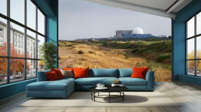 sizewell a and sizewell b, two nuclear power stations located on the north sea coast Wall mural