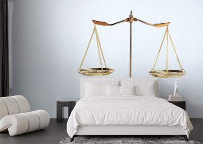 Scales of Justice, Weight Scale, Balance. Wall mural