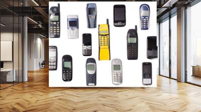 old mobile phones Wall mural