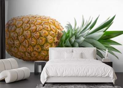 Isolated pineapple a transparent background  Wall mural