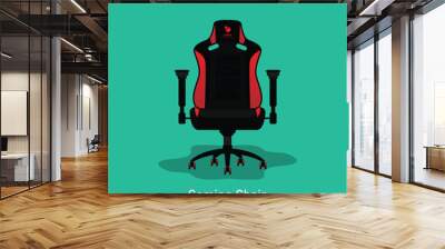 gaming chair vector Wall mural