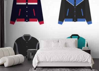 modern design jacket Wall mural