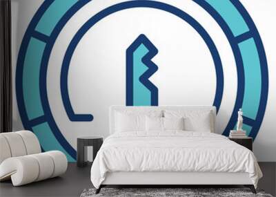 Key Performance Indicator Icon Wall mural