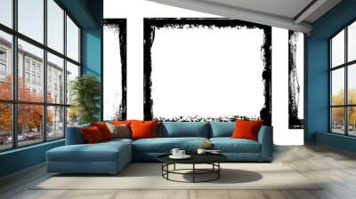 brush stroke grunge frame Wall mural