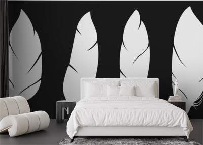 decorative feather Wall mural