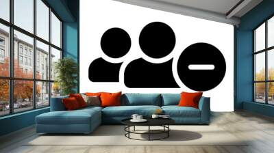 delete glyph icon Wall mural