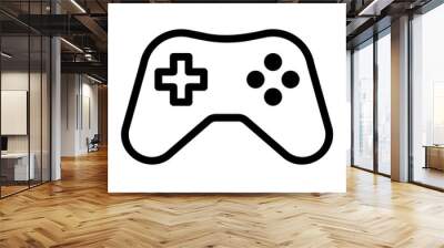 game controller line icon Wall mural