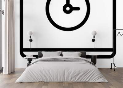 screen line icon Wall mural