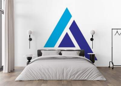 Business Triangle Logo vector Wall mural