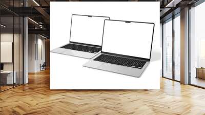 Macbook Blank Mockup Wall mural