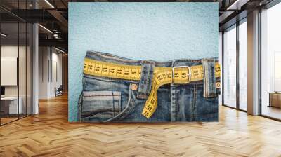 Jeans and Wall mural