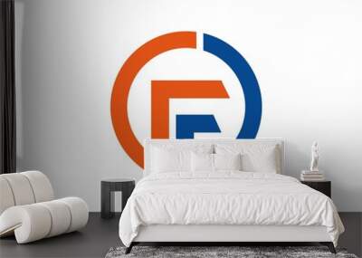 F logo 6 Wall mural