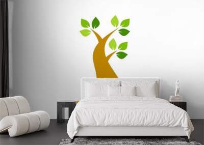 tree s logo Wall mural