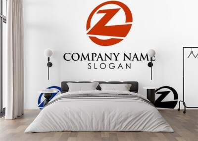 z circle font logo 2 Wall mural