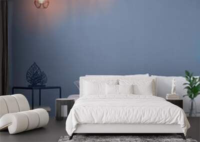 Modern room design with white sofa Wall mural