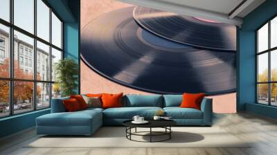 old vinyl records Wall mural