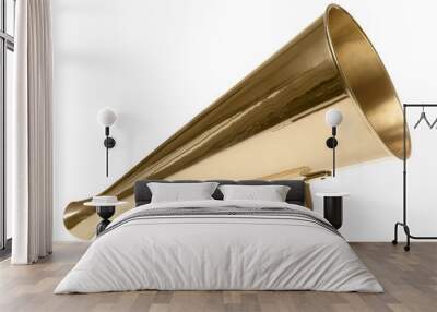 Vintage megaphone on white background Wall mural