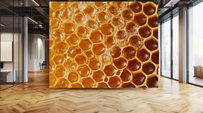 Honeycomb texture background Wall mural