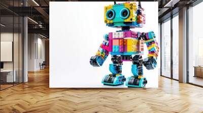 Robot Made of Colorful Wall mural