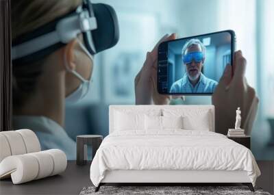 Virtual Reality Doctor Consultation Wall mural