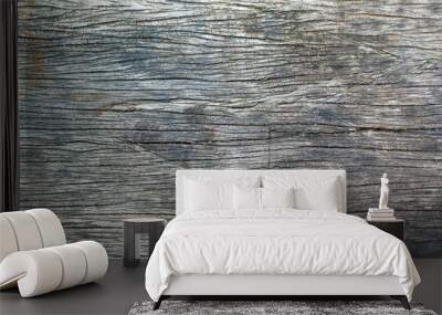 Old textured wood background Wall mural