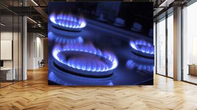 gas flame 3 Wall mural