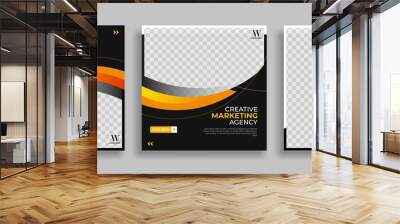 Creative Business marketing social media post template	 Wall mural