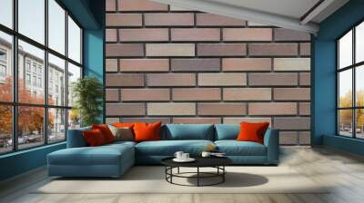 clinker brickwall texture background Wall mural