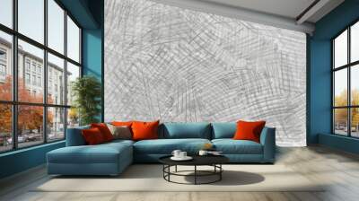 gray abstract crayon drawing paper background texture Wall mural