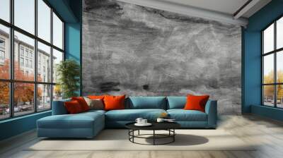 gray background texture painted on artistic canvas Wall mural