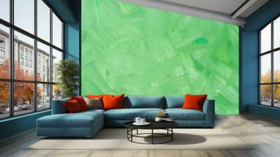 green art painted background texture Wall mural