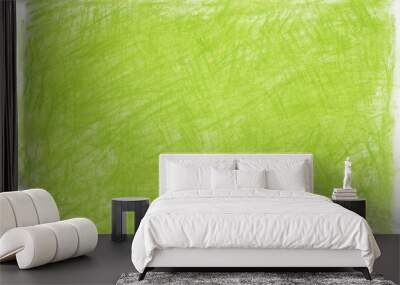 green art pastel crayon background texture Wall mural