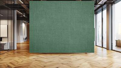 green linen textile Wall mural