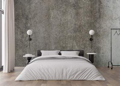 old weathered gray wall background texture Wall mural