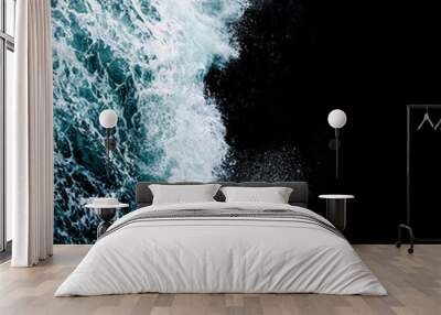 water wave background Wall mural