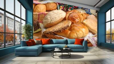 Mexican sweet bread Wall mural