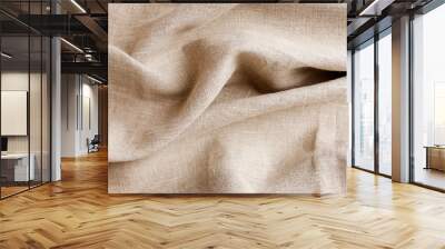 Abstract jute background Wall mural