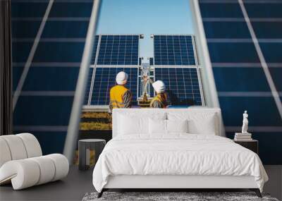 solar power station Wall mural