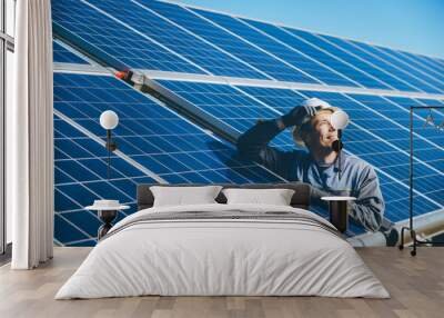 solar power station Wall mural