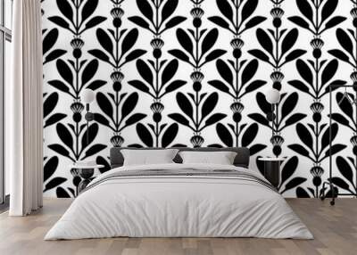 flower seamless pattern Wall mural