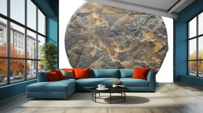 isolated round nature stone banner Wall mural