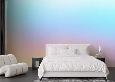 abstract background design, soft and beautiful pastel colorful gradations Wall mural