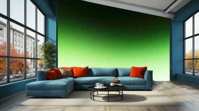 black green gradient background with grain texture  Wall mural