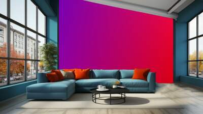 modern purple and red color gradient background Wall mural