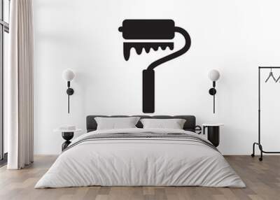 paint roller icon , tools icon Wall mural