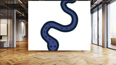 snake icon Wall mural