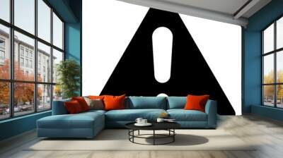 warning symbol icon Wall mural