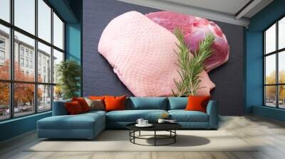 duck breast meat Wall mural